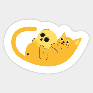 Cat play Sticker